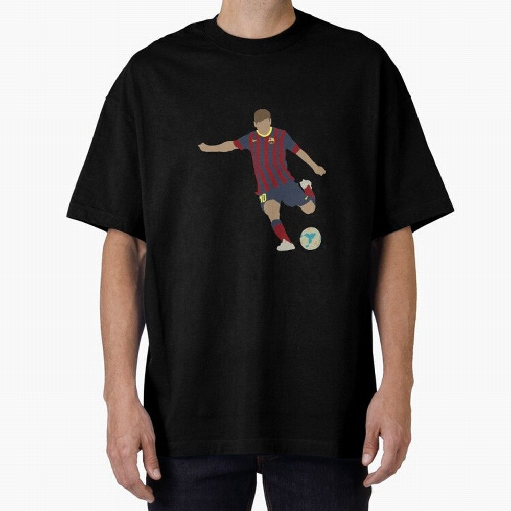 Barcelona Messi Classic T-Shirt Show Your Stadium Side during FIFA World Cup 2026 Group Stage for Fans of Mbappe and Neymar and Argentina, Bringing Global Supporter Spirit, Legendary Goals, National Colors and Tournament Celebration; Perfect for