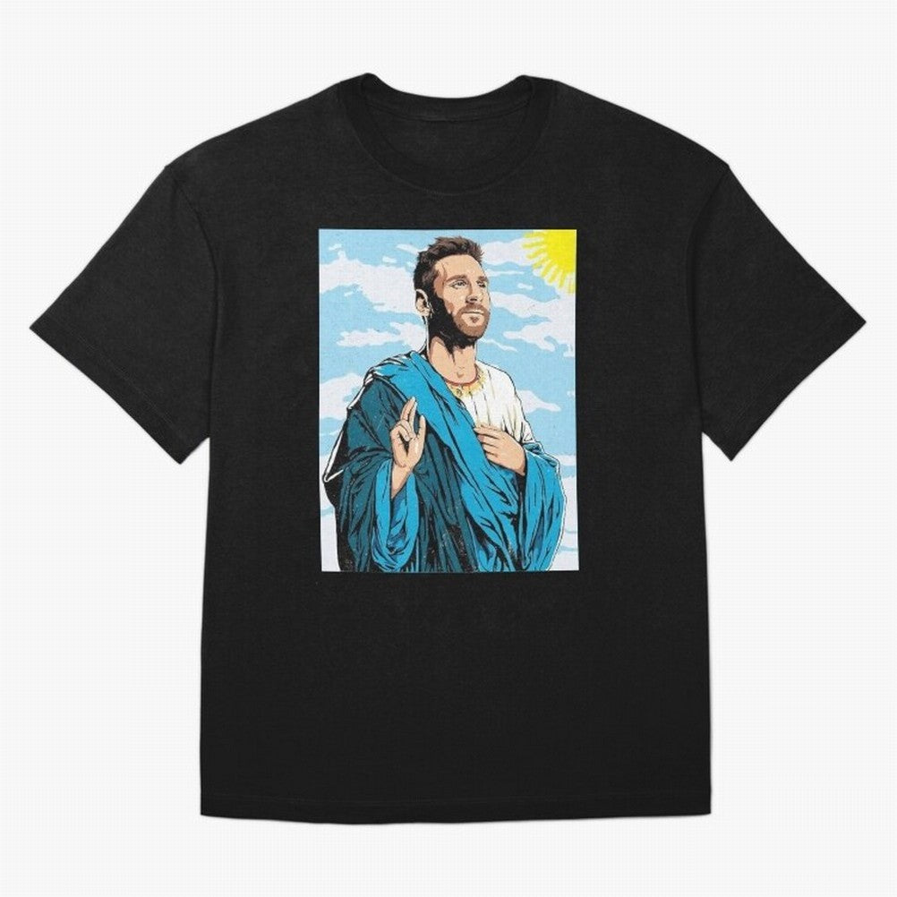 messi god Oversized T-Shirt Keep the Legacy of FIFA World Cup 2026 Group Stage Made for Mbappe, Argentina Energy, Worldwide Fan Energy, Dramatic Goals, Stadium Lights and Championship Celebrations; Built for Supporters Chasing Trophy Dreams, Final