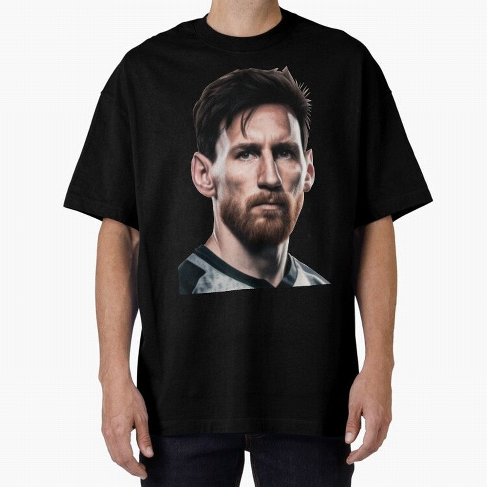 Lionel Messi Oversized T-Shirt Unlock Global Football Passion for FIFA World Cup 2026 USA Canada Mexico, Capturing Neymar, Argentina, Classic Soccer Heritage, Championship Pressure, Fan Loyalty and International Pride; Built for Supporters Chasing