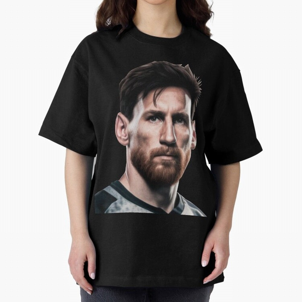 Lionel Messi Oversized T-Shirt Unlock Global Football Passion for FIFA World Cup 2026 USA Canada Mexico, Capturing Neymar, Argentina, Classic Soccer Heritage, Championship Pressure, Fan Loyalty and International Pride; Built for Supporters Chasing