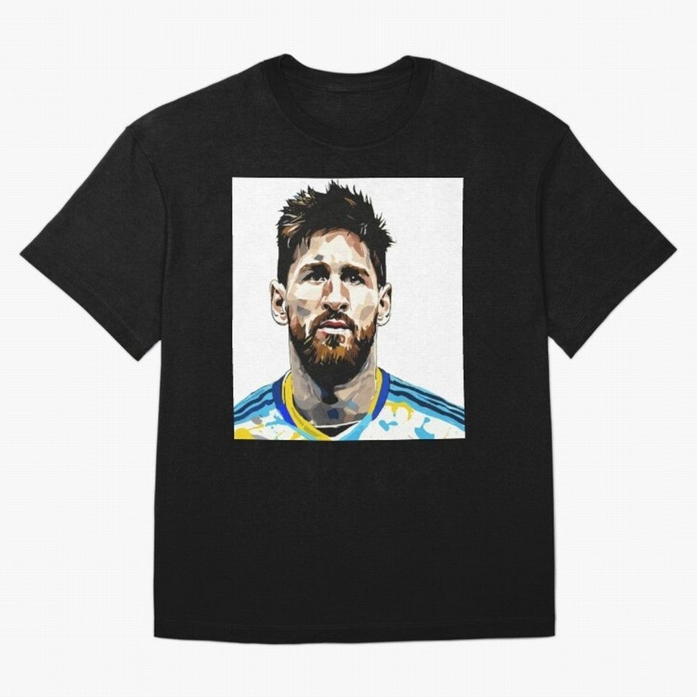 Lionel Messi Oversized T-Shirt Embrace FIFA World Cup 2026 USA Canada Mexico for Fans of Haaland and England and Germany, Bringing Match Day Excitement, Supporter Culture, Golden Goals and Global Football Passion; Ideal for Football Dads, Football