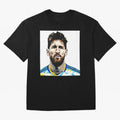 Lionel Messi Oversized T-Shirt Embrace FIFA World Cup 2026 USA Canada Mexico for Fans of Haaland and England and Germany, Bringing Match Day Excitement, Supporter Culture, Golden Goals and Global Football Passion; Ideal for Football Dads, Football