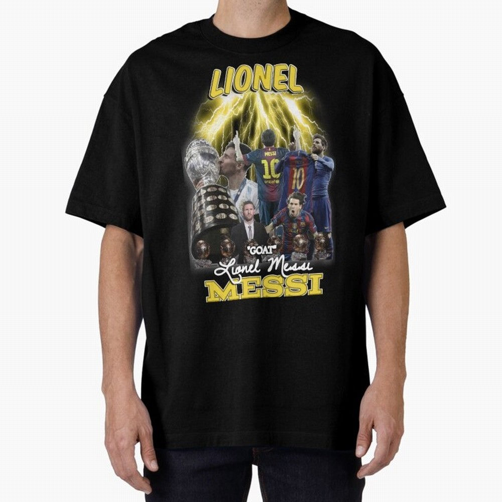 Lionel Messi: Barcelona & Argentina Classic T-Shirt Celebrate Match Day Hype around FIFA World Cup 2026, Neymar, Haaland and Cristiano Ronaldo, England, France and Netherlands, Stadium Chants, National Pride, Trophy Dreams and Unforgettable