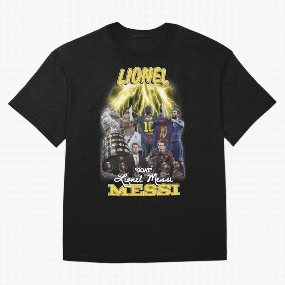 Lionel Messi: Barcelona & Argentina Classic T-Shirt Celebrate Match Day Hype around FIFA World Cup 2026, Neymar, Haaland and Cristiano Ronaldo, England, France and Netherlands, Stadium Chants, National Pride, Trophy Dreams and Unforgettable
