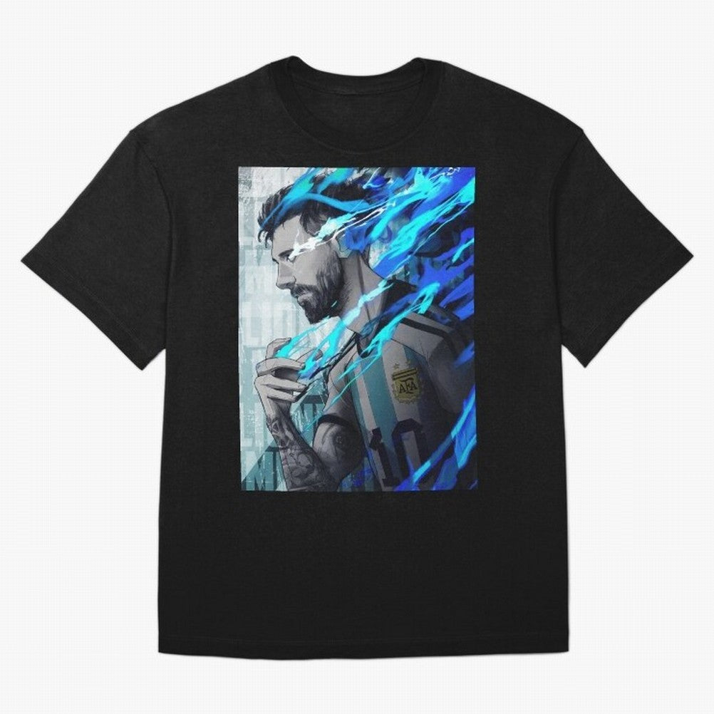 LIONEL MESSI NEW GOAL CELEBRATION ILLUSTRATION 2023 2024 Oversized T-Shirt Celebrate Fan Favorites in Match Day Hype around FIFA World Cup 2026 Group Stage, Messi, CR7 and Mbappe, Germany, Sports Nostalgia, International Competition, Famous Players