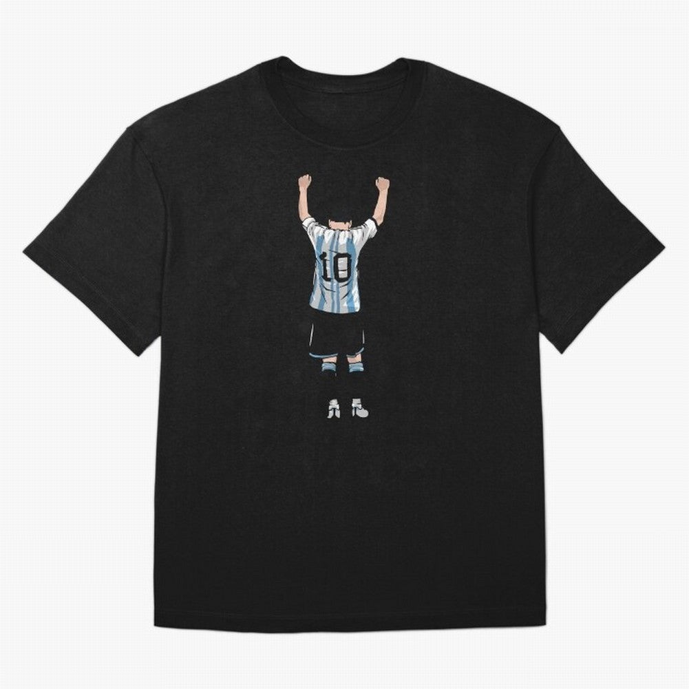 Messi Celebration World Cup Qatar 2022 Classic T-Shirt Make Your Look Match the FIFA World Cup 2026 Group Stage Journey through Mbappe and Neymar Highlights, Argentina, France and Brazil Pride, Champion Mindset, Group Stage Buzz, Knockout Tension