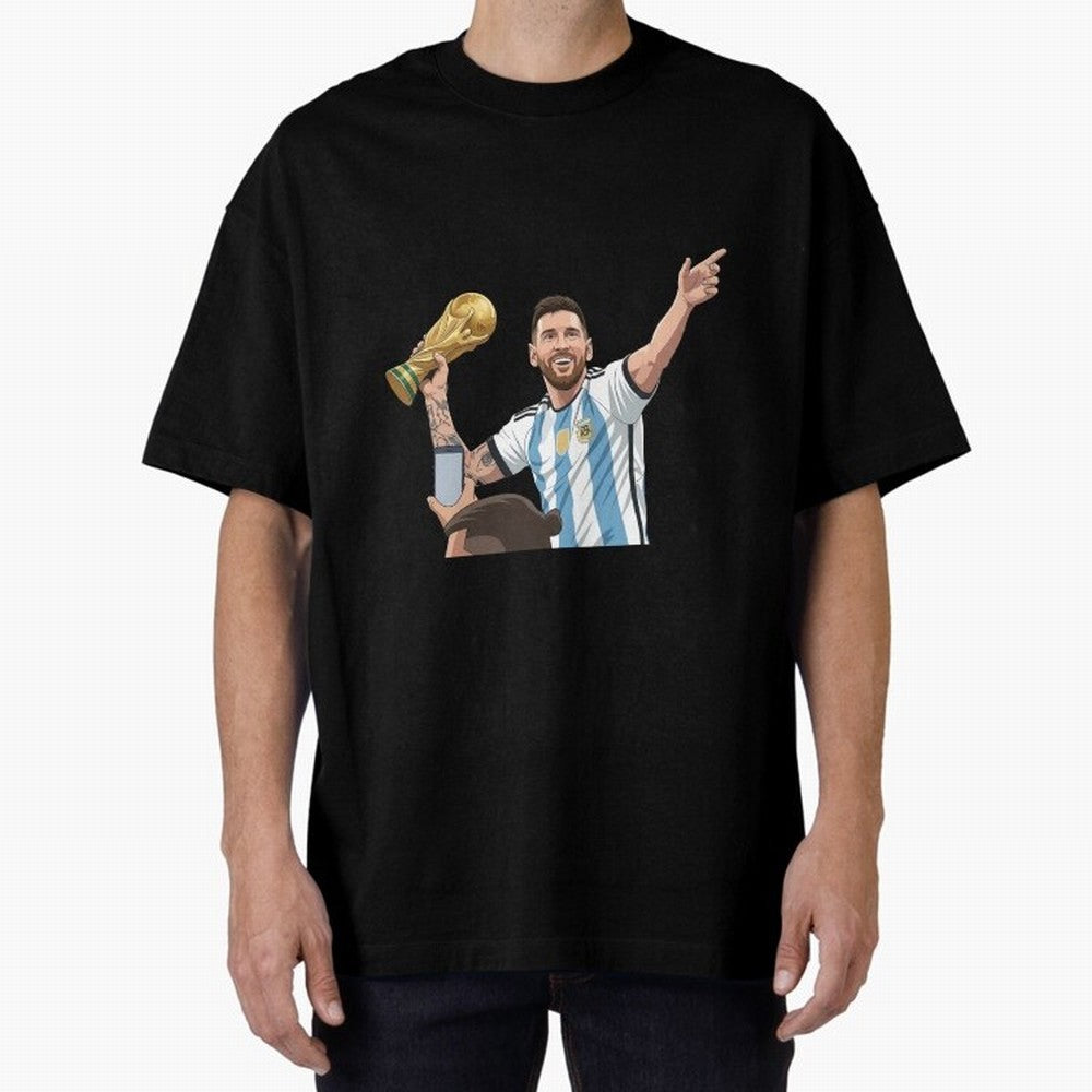 Lionel Messi Classic T-Shirt Honor Champions and Dreams in FIFA World Cup 2026 for Fans of Messi and Brazil, Bringing Retro Football Energy, Iconic Rivalries, Trophy Chase Drama and Stadium Atmosphere; Made for Die Hard Supporters, Soccer Lovers,