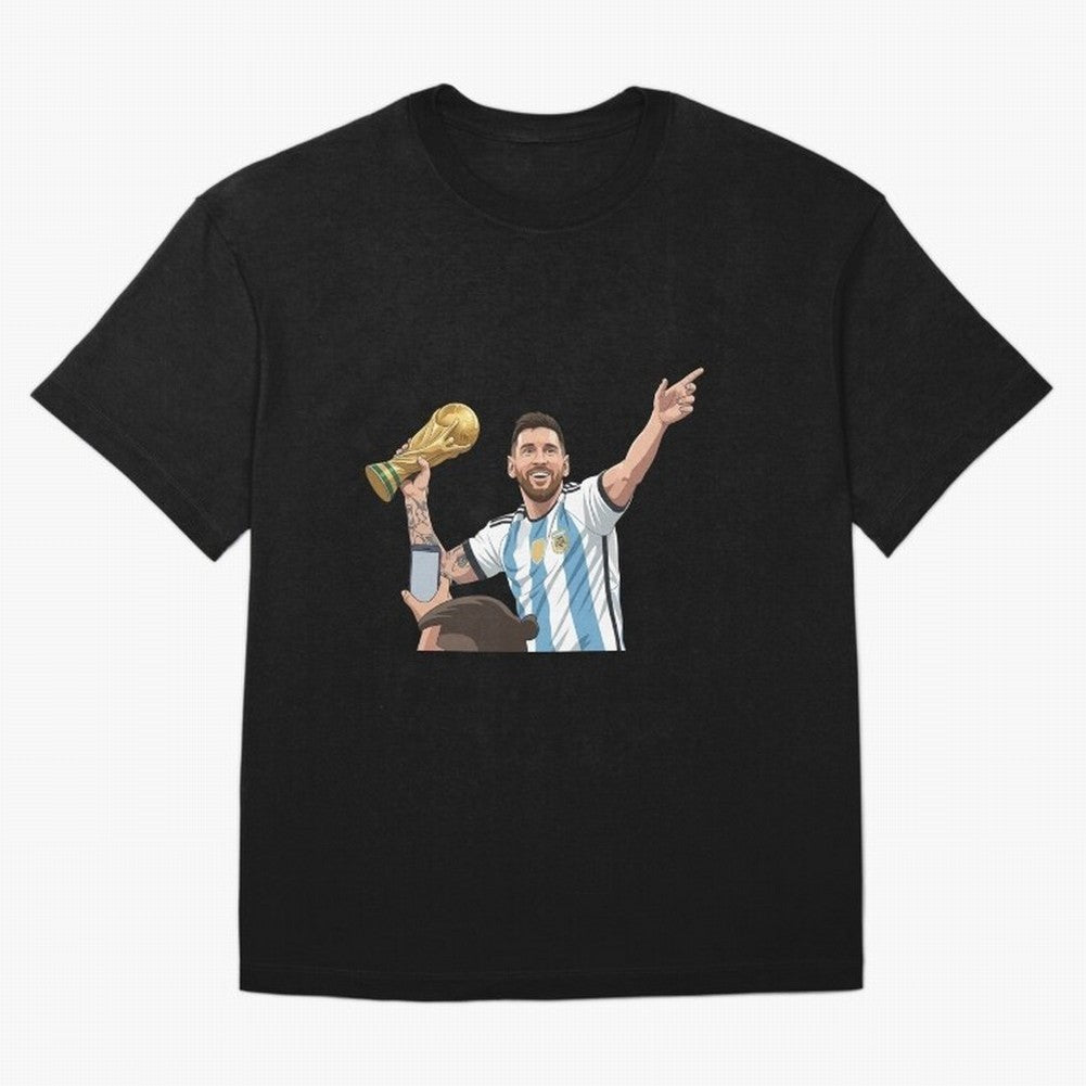 Lionel Messi Classic T-Shirt Honor Champions and Dreams in FIFA World Cup 2026 for Fans of Messi and Brazil, Bringing Retro Football Energy, Iconic Rivalries, Trophy Chase Drama and Stadium Atmosphere; Made for Die Hard Supporters, Soccer Lovers,