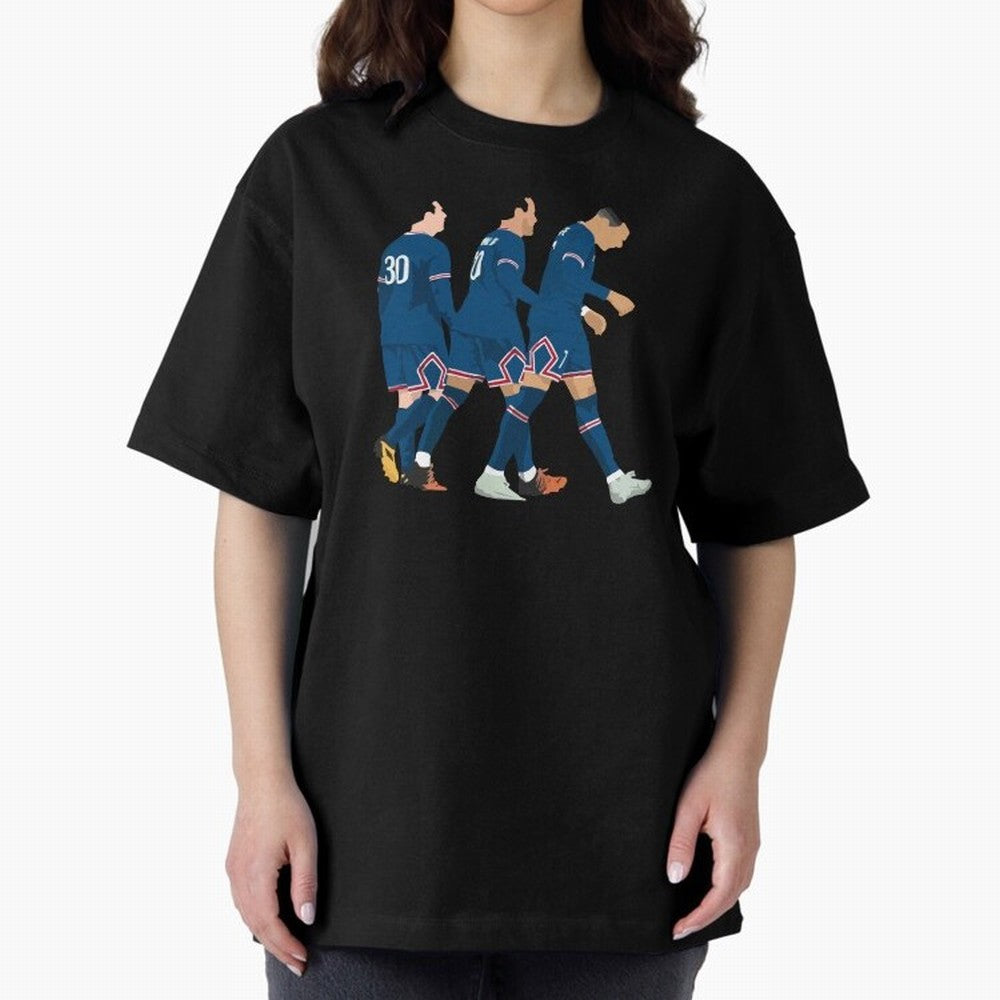 Messi Neymar Mbappe Chilling Classic T-Shirt Represent Global Football Passion for FIFA World Cup 2026 USA Canada Mexico, Made for Messi, CR7 and Mbappe, Spain and Netherlands, Classic Soccer Heritage, Championship Pressure, Fan Loyalty and