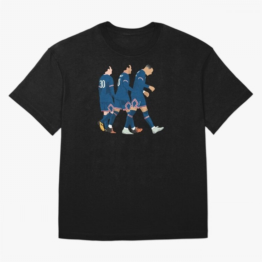 Messi Neymar Mbappe Chilling Classic T-Shirt Represent Global Football Passion for FIFA World Cup 2026 USA Canada Mexico, Made for Messi, CR7 and Mbappe, Spain and Netherlands, Classic Soccer Heritage, Championship Pressure, Fan Loyalty and