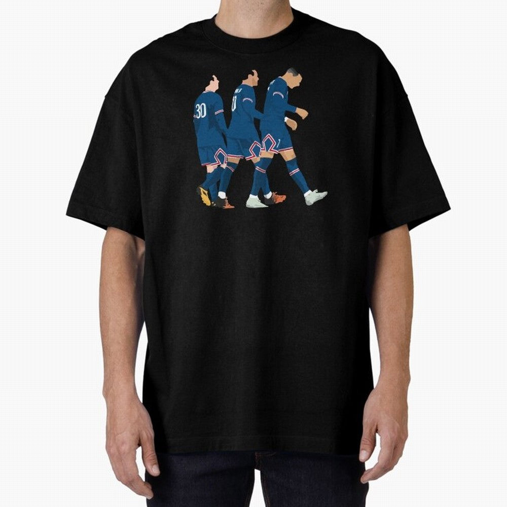Messi Neymar Mbappe Chilling Classic T-Shirt Represent Global Football Passion for FIFA World Cup 2026 USA Canada Mexico, Made for Messi, CR7 and Mbappe, Spain and Netherlands, Classic Soccer Heritage, Championship Pressure, Fan Loyalty and