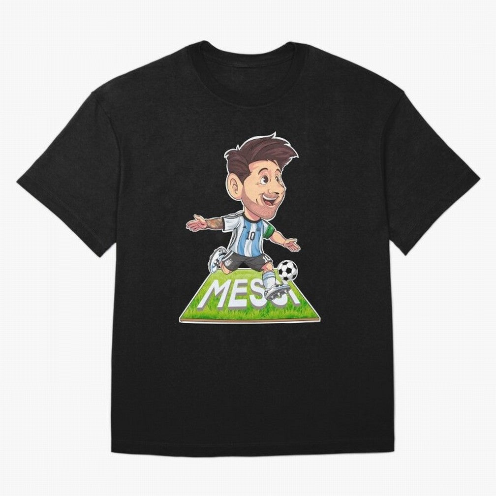 Lionel MESSI Oversized T-Shirt Represent Match Day Hype around FIFA World Cup 2026, Neymar, Netherlands, Champion Mindset, Group Stage Buzz, Knockout Tension and Passionate Fan Culture; Perfect for People Who Love Argentina, Brazil, France,