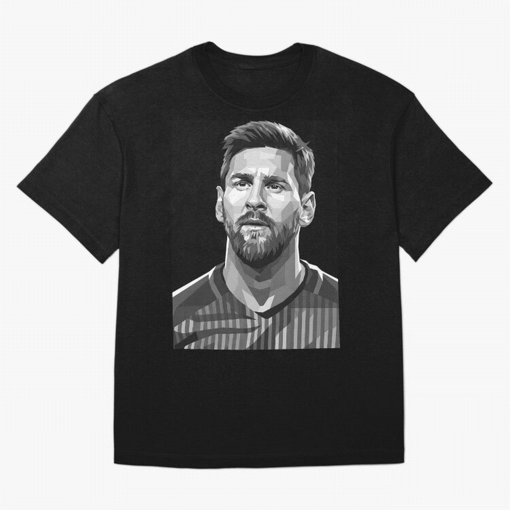 Messi grayscale Oversized T-Shirt Capture FIFA World Cup 2026 Group Stage Spirit, Built around England, Mbappe, Classic Soccer Heritage, Championship Pressure, Fan Loyalty and International Pride; Made for Die Hard Supporters, Soccer Lovers, Game