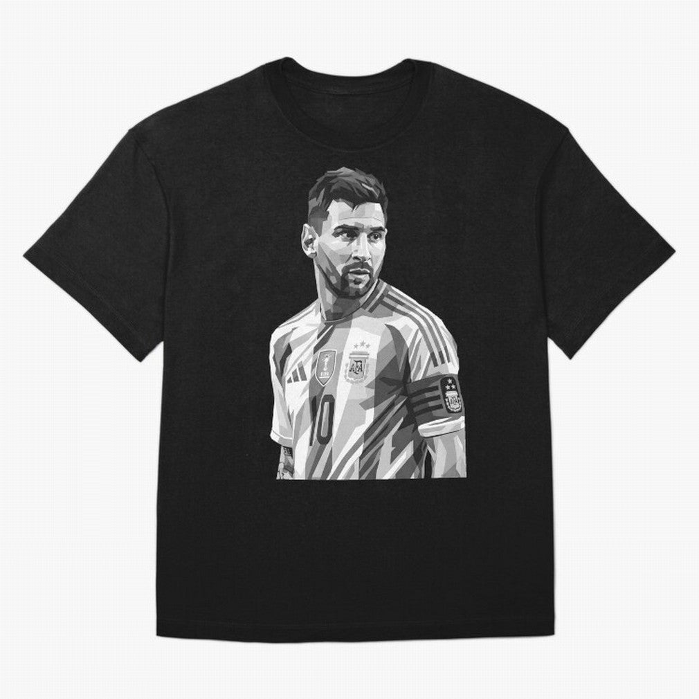 Messi grayscale Classic T-Shirt Bring World Football Passion into Match Day Hype around FIFA World Cup 2026, Mbappe and Neymar, Spain, Game Day Rituals, Football Legends, Country Pride and the Road to the Final; Made for Die Hard Supporters, Soccer