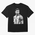 Messi grayscale Classic T-Shirt Bring World Football Passion into Match Day Hype around FIFA World Cup 2026, Mbappe and Neymar, Spain, Game Day Rituals, Football Legends, Country Pride and the Road to the Final; Made for Die Hard Supporters, Soccer