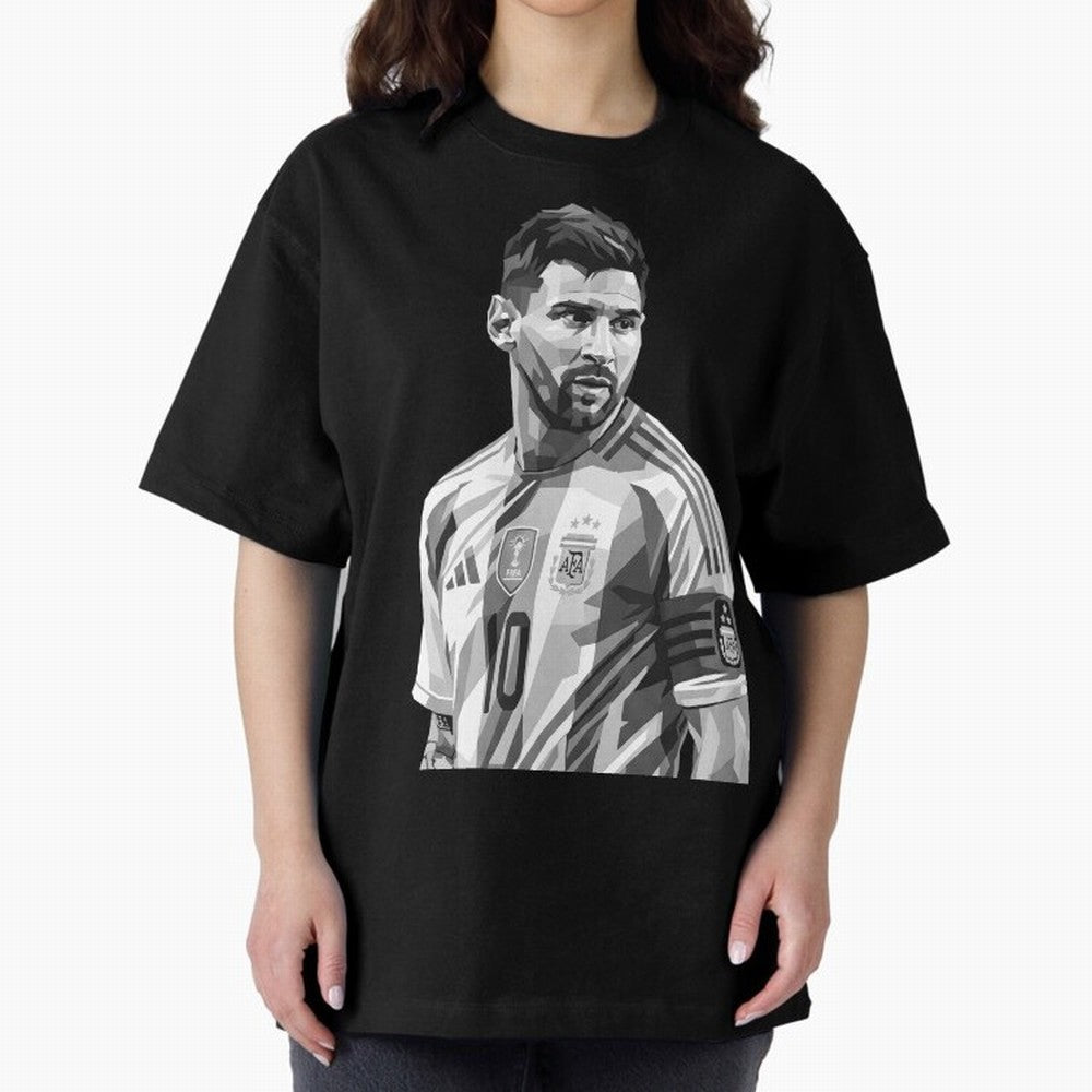 Messi grayscale Classic T-Shirt Bring World Football Passion into Match Day Hype around FIFA World Cup 2026, Mbappe and Neymar, Spain, Game Day Rituals, Football Legends, Country Pride and the Road to the Final; Made for Die Hard Supporters, Soccer