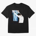 Lionel Messi holding his shirt, Argentina copa america| Perfect Gift For you and friends Classic T-Shirt Show Your Love for FIFA World Cup 2026 USA Canada Mexico Spirit, Highlighting France and Portugal, Mbappe, Championship Spirit, Famous Goals,