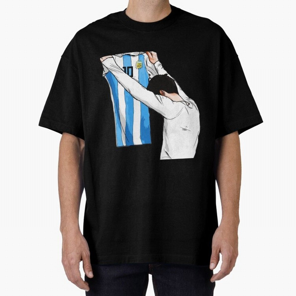 Lionel Messi holding his shirt, Argentina copa america| Perfect Gift For you and friends Classic T-Shirt Show Your Love for FIFA World Cup 2026 USA Canada Mexico Spirit, Highlighting France and Portugal, Mbappe, Championship Spirit, Famous Goals,