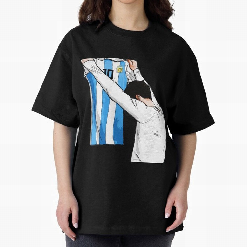 Lionel Messi holding his shirt, Argentina copa america| Perfect Gift For you and friends Classic T-Shirt Show Your Love for FIFA World Cup 2026 USA Canada Mexico Spirit, Highlighting France and Portugal, Mbappe, Championship Spirit, Famous Goals,