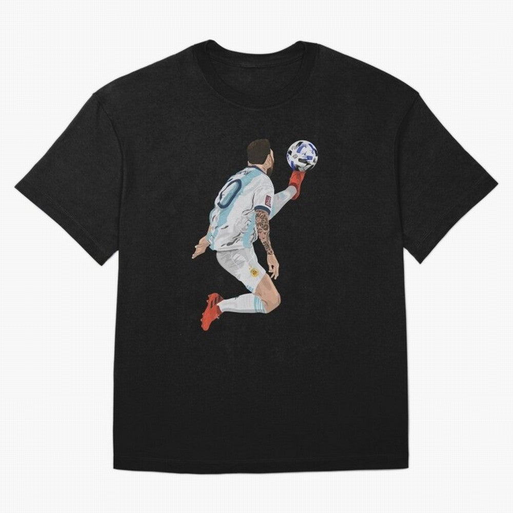 Messi - Lionel Messi Ball Classic T-Shirt Share the Excitement of Match Day Hype around FIFA World Cup 2026, CR7, Portugal, Goal Celebration Energy, Supporter Heritage, Football Icons and Worldwide Tournament Joy; Ideal for Fans Who Follow Messi,