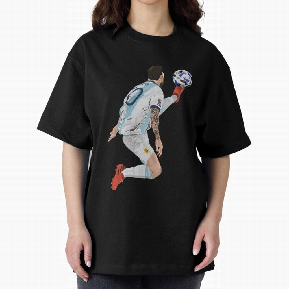 Messi - Lionel Messi Ball Classic T-Shirt Share the Excitement of Match Day Hype around FIFA World Cup 2026, CR7, Portugal, Goal Celebration Energy, Supporter Heritage, Football Icons and Worldwide Tournament Joy; Ideal for Fans Who Follow Messi,