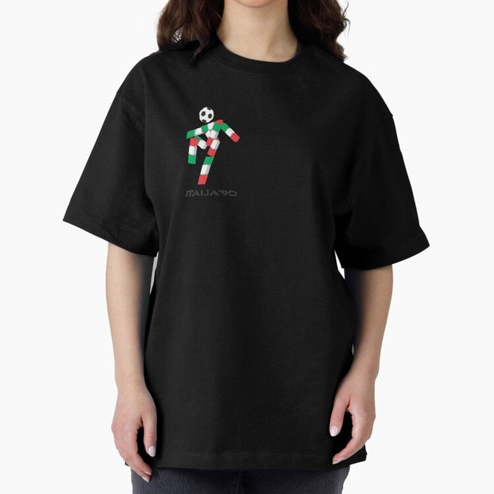 italia 90 footballer logo Classic T-Shirt Back Your Heroes with FIFA World Cup 2026 Inspired by Messi, CR7 and Mbappe, Portugal, Spain and Germany Energy, Global Supporter Spirit, Legendary Goals, National Colors and Tournament Celebration; Great