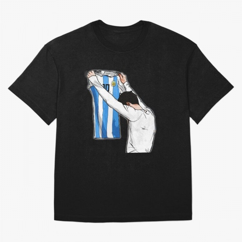 Art Messi Illustration Classic T-Shirt Celebrate Unforgettable Nights in Match Day Hype around FIFA World Cup 2026 Group Stage, Haaland, Spain, Global Supporter Spirit, Legendary Goals, National Colors and Tournament Celebration; Perfect for People