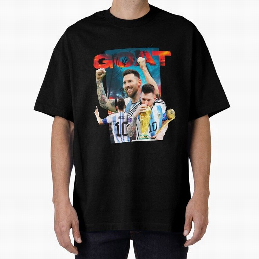 Messi GOAT Classic T-Shirt Capture Match Day Hype around FIFA World Cup 2026 USA Canada Mexico, Messi, CR7 and Mbappe, Argentina, France and Brazil, Game Day Rituals, Football Legends, Country Pride and the Road to the Final; Made for Collectors