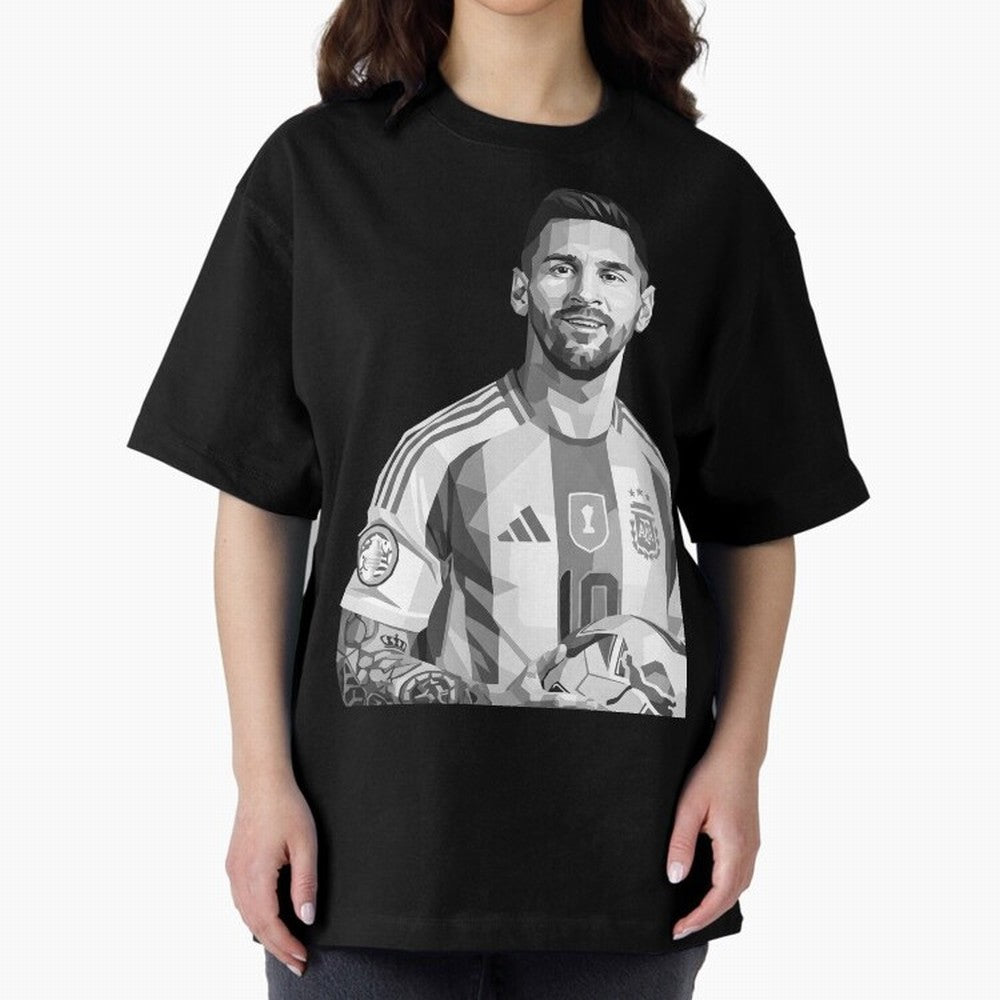 Messi grayscale Classic T-Shirt Support Your Favorite Stars during FIFA World Cup 2026 for Fans of Mbappe and Neymar and France and Portugal, Bringing Soccer Culture, Superstar Moments, National Team Dreams and Competitive Fire; Perfect for People