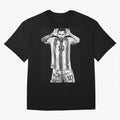 Messi grayscale Classic T-Shirt Upgrade FIFA World Cup 2026 Spirit, Capturing France and Portugal, Messi, CR7 and Mbappe, Stadium Chants, National Pride, Trophy Dreams and Unforgettable Football Memories; Ideal for Football Dads, Football Moms,
