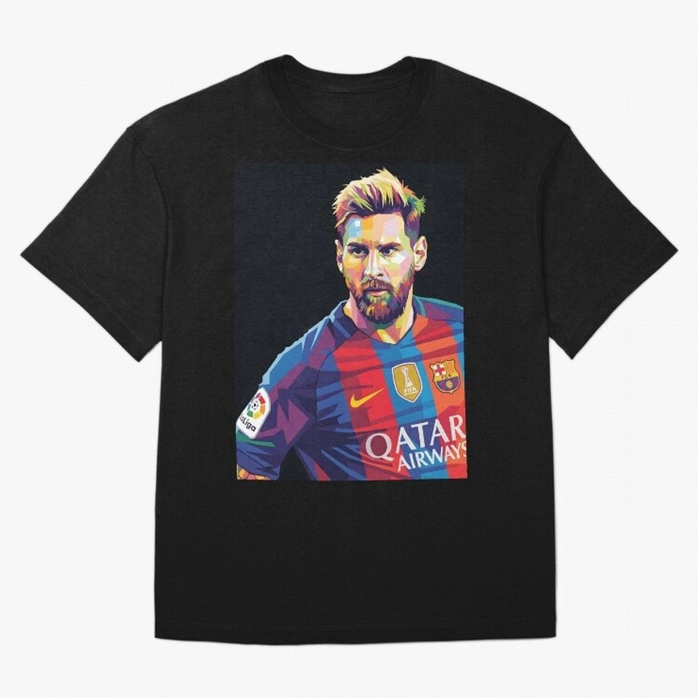 Messi Wpap Oversized T-Shirt Show Your Tournament Heart for the FIFA World Cup 2026 Journey through Mbappe Highlights, Spain Pride, Worldwide Fan Energy, Dramatic Goals, Stadium Lights and Championship Celebrations; Ideal for Football Dads,