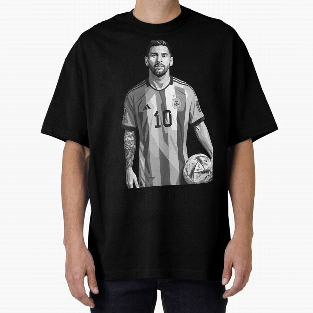 Messi grayscale Classic T-Shirt Follow the Final Road of FIFA World Cup 2026 Group Stage Spirit, Inspired by England, Messi, Neymar and Mbappe, Football History, Final Match Energy, Crowd Noise and Once in a Lifetime Moments; Ideal for Passionate