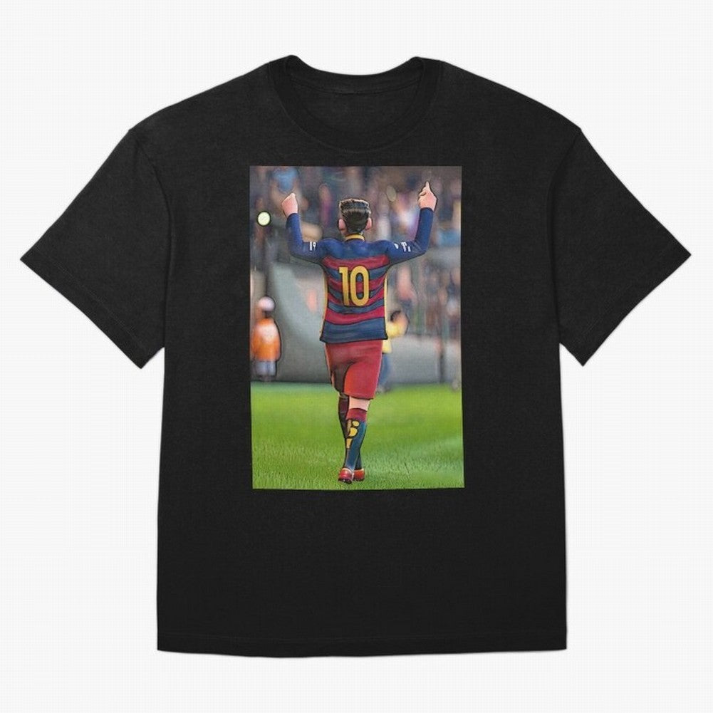 Lionel Messi (2) caricature Oversized T-Shirt Show Your Love for FIFA World Cup 2026 USA Canada Mexico with CR7 and Messi, England, France and Netherlands Energy, Soccer Culture, Superstar Moments, National Team Dreams and Competitive Fire; Built