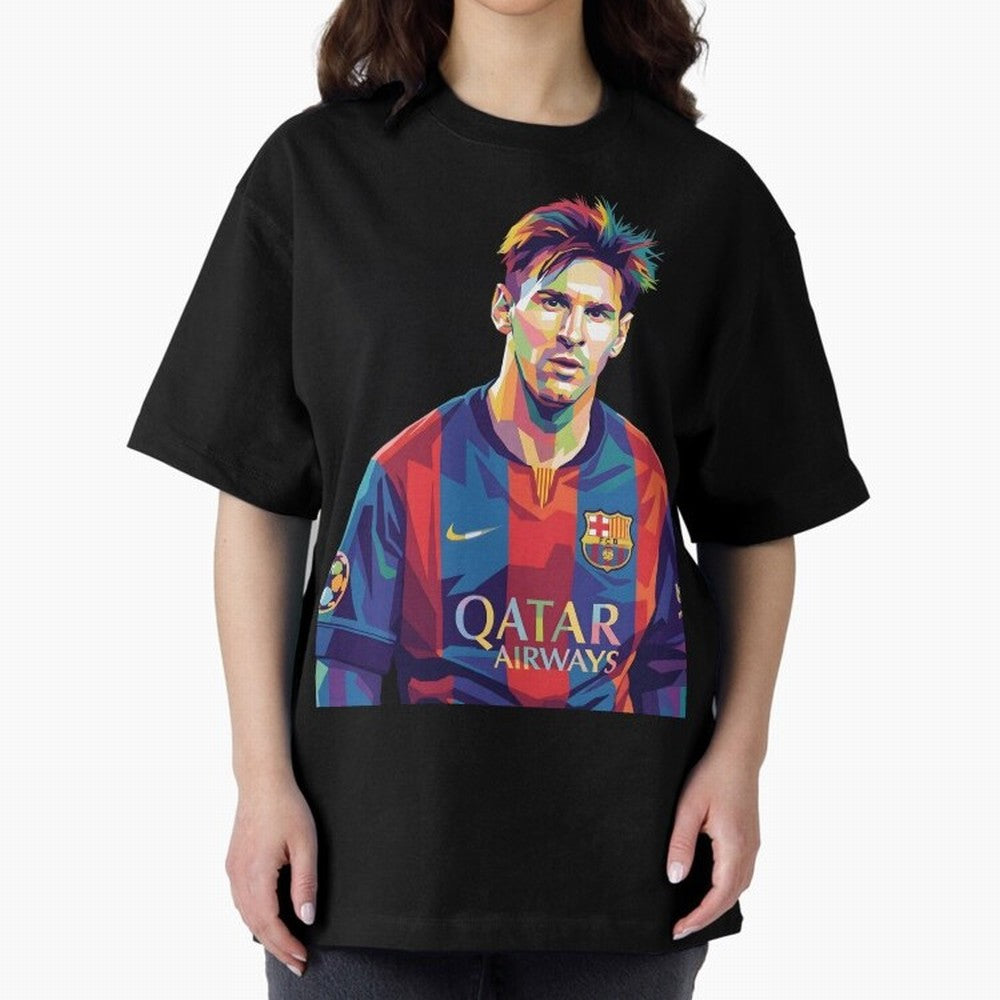 Messi Wpap Classic T-Shirt Cheer for Match Day Hype around FIFA World Cup 2026, Messi and Cristiano Ronaldo, Brazil, Sports Nostalgia, International Competition, Famous Players and Unforgettable Victories; Great for Supporters Who Love Legendary