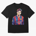 Messi Wpap Classic T-Shirt Cheer for Match Day Hype around FIFA World Cup 2026, Messi and Cristiano Ronaldo, Brazil, Sports Nostalgia, International Competition, Famous Players and Unforgettable Victories; Great for Supporters Who Love Legendary