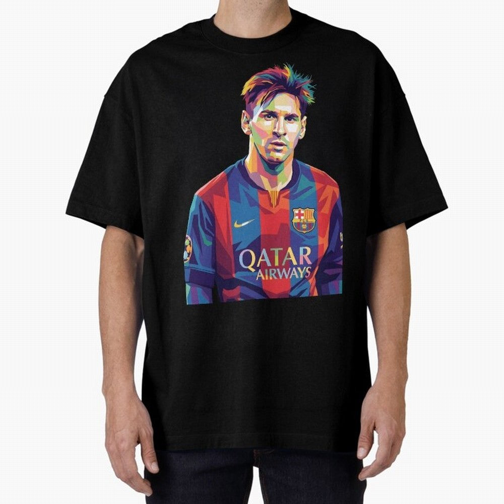 Messi Wpap Classic T-Shirt Cheer for Match Day Hype around FIFA World Cup 2026, Messi and Cristiano Ronaldo, Brazil, Sports Nostalgia, International Competition, Famous Players and Unforgettable Victories; Great for Supporters Who Love Legendary