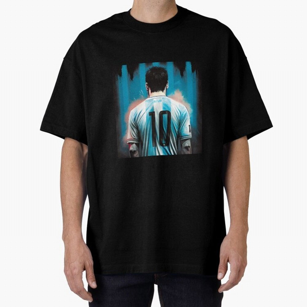 Lionel Messi Oversized T-Shirt Follow the Final Road of FIFA World Cup 2026 USA Canada Mexico Spirit, Driven by Spain, Messi, Worldwide Fan Energy, Dramatic Goals, Stadium Lights and Championship Celebrations; Made for Die Hard Supporters, Soccer