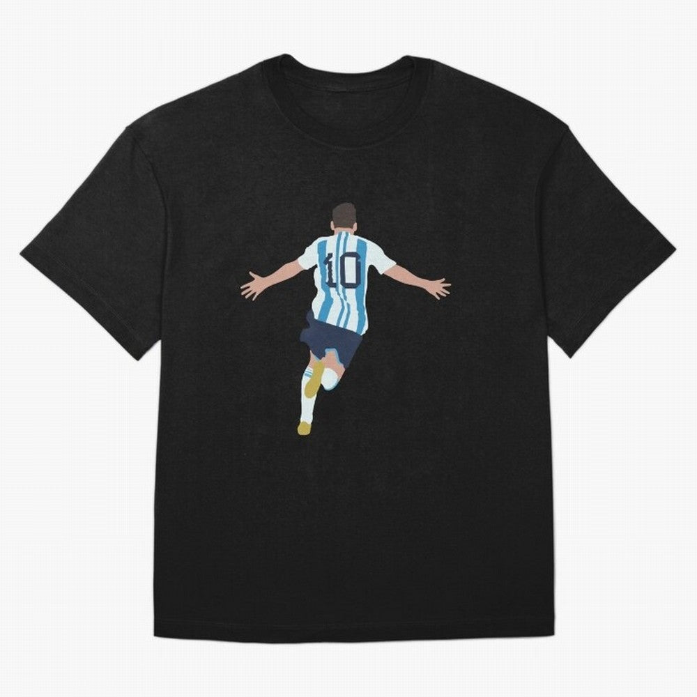 Lionel Messi minimalist illustration Classic T-Shirt Carry the Colors and Pride of FIFA World Cup 2026 Group Stage for Fans of Mbappe and France, Bringing Match Day Excitement, Supporter Culture, Golden Goals and Global Football Passion; Perfect