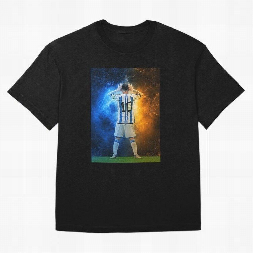LIONEL MESSI ARGENTINA NATIONAL Classic T-Shirt Capture Stadium Memories from FIFA World Cup 2026 Group Stage for Fans of Messi and Netherlands, Bringing Championship Spirit, Famous Goals, Roaring Crowds and International Football Unity; Made for