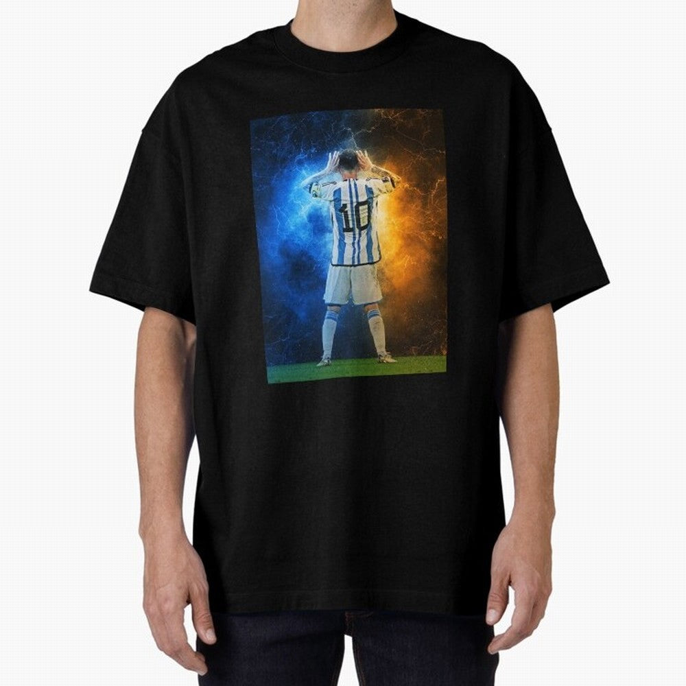 LIONEL MESSI ARGENTINA NATIONAL Classic T-Shirt Capture Stadium Memories from FIFA World Cup 2026 Group Stage for Fans of Messi and Netherlands, Bringing Championship Spirit, Famous Goals, Roaring Crowds and International Football Unity; Made for