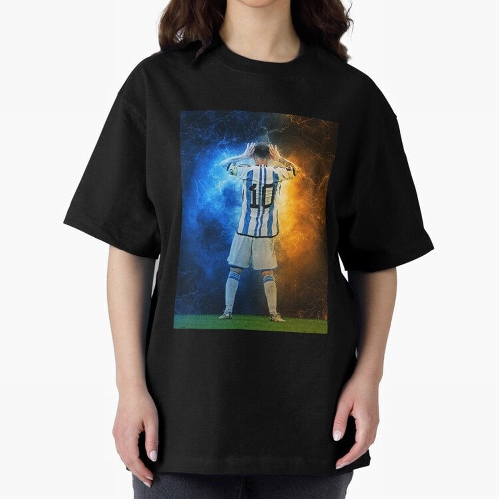 LIONEL MESSI ARGENTINA NATIONAL Classic T-Shirt Capture Stadium Memories from FIFA World Cup 2026 Group Stage for Fans of Messi and Netherlands, Bringing Championship Spirit, Famous Goals, Roaring Crowds and International Football Unity; Made for