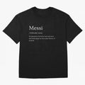 Definition of Messi Classic T-Shirt Experience FIFA World Cup 2026 with Neymar, Portugal, Spain and Germany Energy, Game Day Rituals, Football Legends, Country Pride and the Road to the Final; Ideal for Football Dads, Football Moms, Friends,