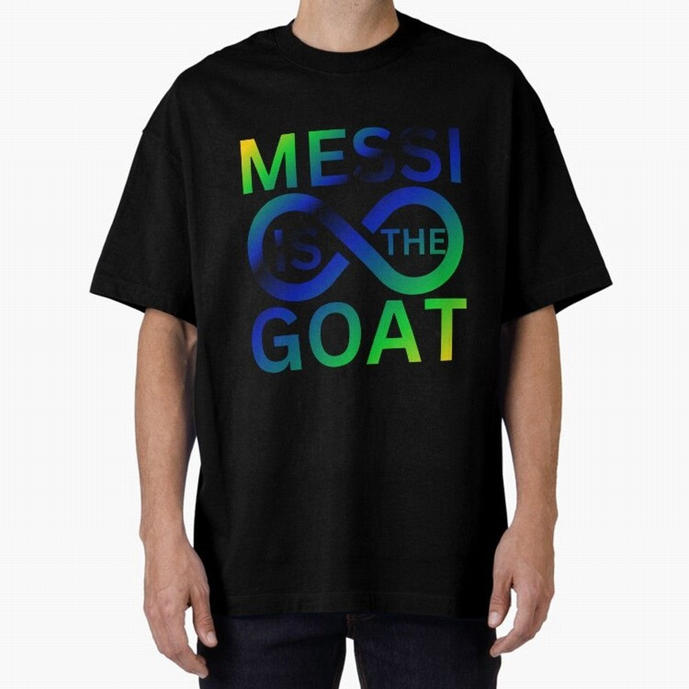 Messi is the GOAT Oversized T-Shirt Celebrate Soccer Greatness during the FIFA World Cup 2026 Group Stage Journey through Cristiano Ronaldo, Haaland and CR7 Highlights, Netherlands Pride, Championship Spirit, Famous Goals, Roaring Crowds and