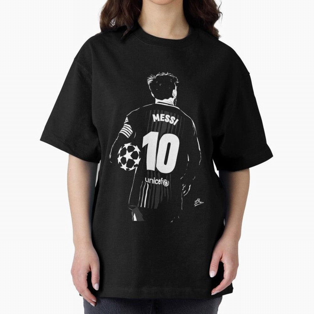 Lionel Messi Oversized T-Shirt Discover FIFA World Cup 2026 for Fans of CR7 and Messi and France, Bringing Retro Football Energy, Iconic Rivalries, Trophy Chase Drama and Stadium Atmosphere; Built for Supporters Chasing Trophy Dreams, Final Match