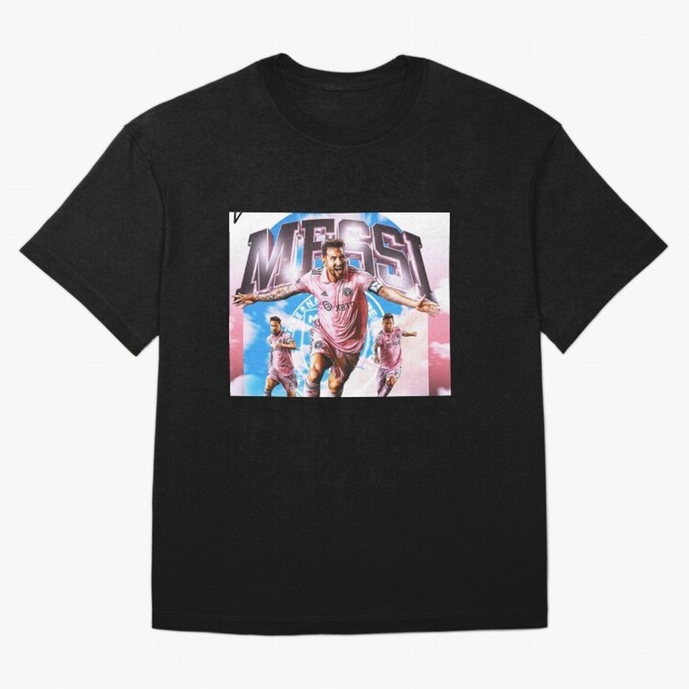 Inter Miami Messi Oversized T-Shirt Cheer for FIFA World Cup 2026 Group Stage Spirit, Inspired by Argentina, France and Brazil, Haaland and Mbappe, Classic Soccer Heritage, Championship Pressure, Fan Loyalty and International Pride; Built for