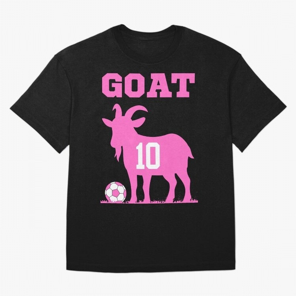 The Goat 10 Miami Champions Classic T-Shirt Capture Stadium Memories from FIFA World Cup 2026 USA Canada Mexico Highlighting Messi and Cristiano Ronaldo, Germany Energy, Sports Nostalgia, International Competition, Famous Players and Unforgettable