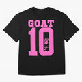 Miami Champions The Goat 10 Oversized T-Shirt Mark FIFA World Cup 2026 Inspired by Mbappe, Germany Energy, Sports Nostalgia, International Competition, Famous Players and Unforgettable Victories; Perfect for Supporters Who Want Bold Football