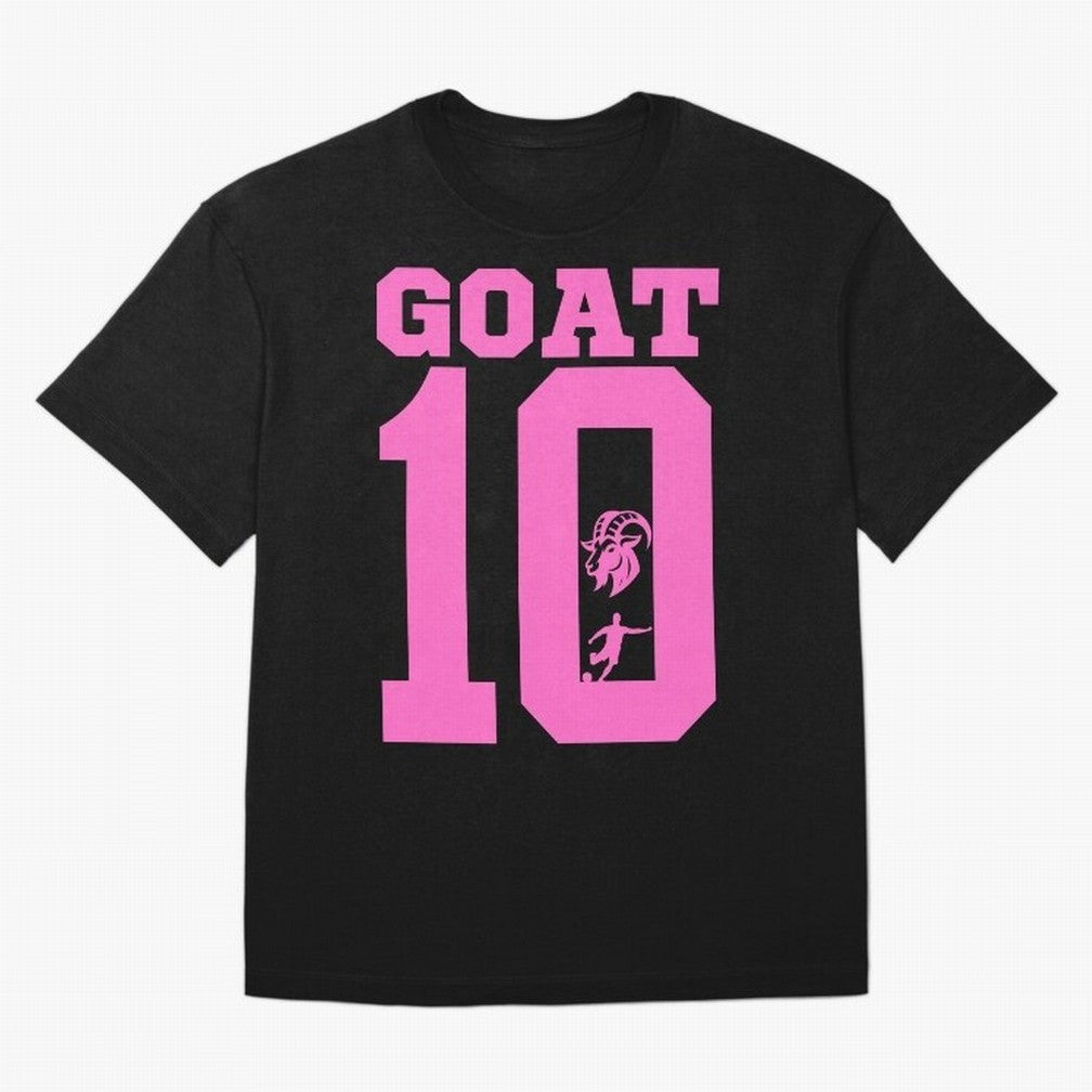Miami Champions The Goat 10 Oversized T-Shirt Mark FIFA World Cup 2026 Inspired by Mbappe, Germany Energy, Sports Nostalgia, International Competition, Famous Players and Unforgettable Victories; Perfect for Supporters Who Want Bold Football