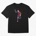 Messi Goal UCL Final 2009 Classic T-Shirt Follow the Road to Global Football Passion for FIFA World Cup 2026 Group Stage, Capturing Mbappe, Argentina and Brazil, Vintage Soccer Flavor, Modern Football Stars, National Flags and Final Night Emotion;
