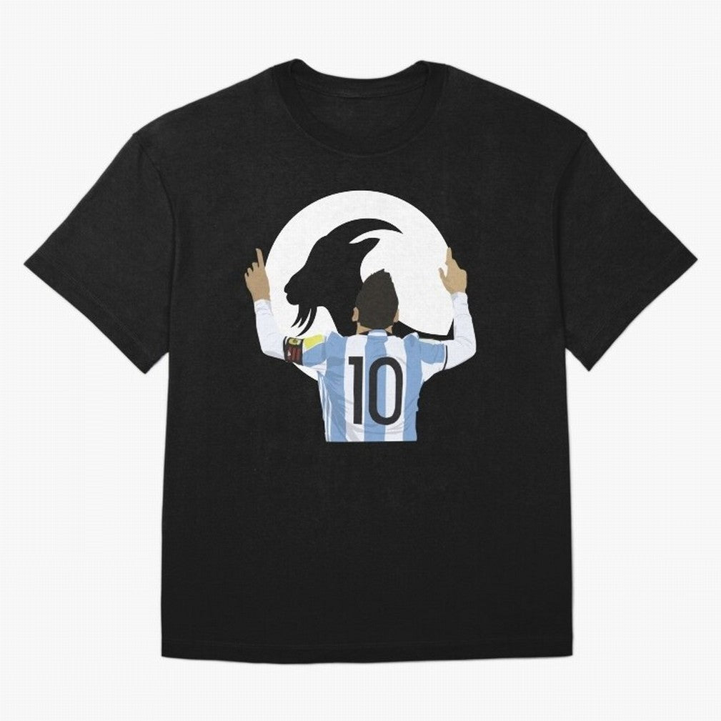 Lionel Messi Goat Oversized T-Shirt Celebrate the Magic of the FIFA World Cup 2026 USA Canada Mexico Journey through Mbappe and Neymar Highlights, France and Portugal Pride, Football Passion, Legendary Performances, Festival Vibes and Supporter